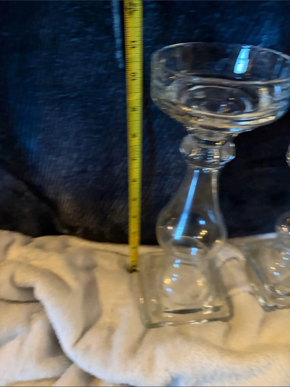 Crystal Candle Holders - Set of 2